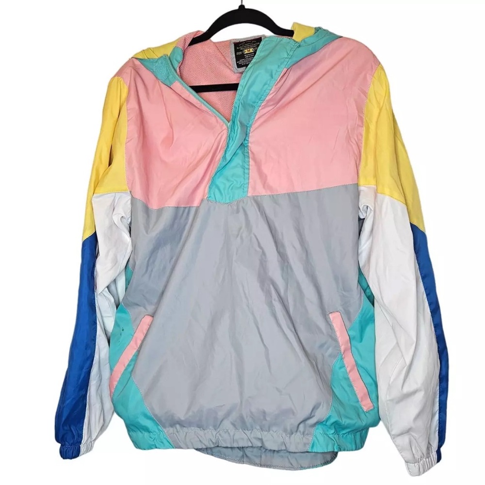 Colorblock Windbreaker Jacket
